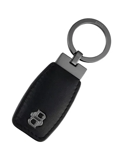 Hugo Boss Logo-plaque Pen Set In Black