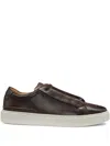 Hugo Boss Gary Leather Trainers With Suede Backtab