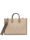 Hugo Boss Logo-plaque Tote Bag In Neutral