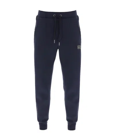 Hugo Boss Logo-plaque Track Pants In Black