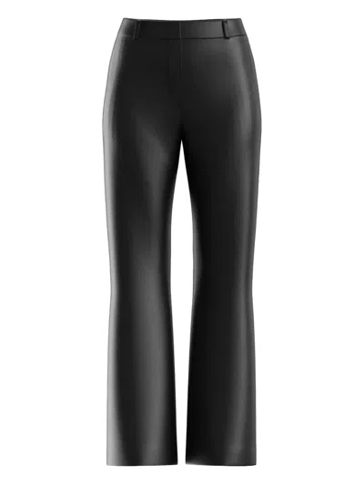 Hugo Boss Logo-plaque Trousers In Black