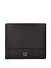 Hugo Boss Logo-plaque Wallet In Brown