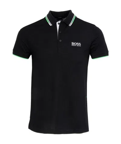 Hugo Boss Logo Polo Shirt In Black