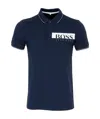 Hugo Boss Logo Polo Shirt In Black