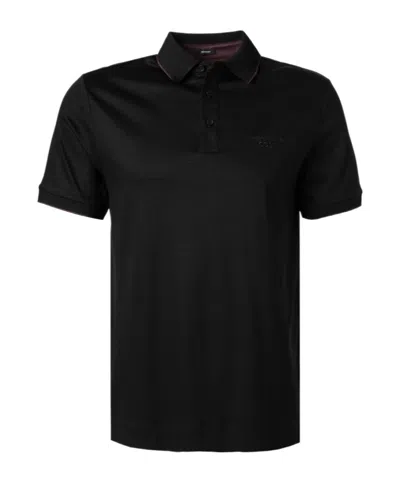 Hugo Boss Logo Polo Shirt In Black