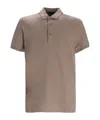 Hugo Boss Logo-embroidered Polo Shirt In Gray