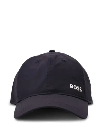 Hugo Boss Logo-print Baseball Cap In Black