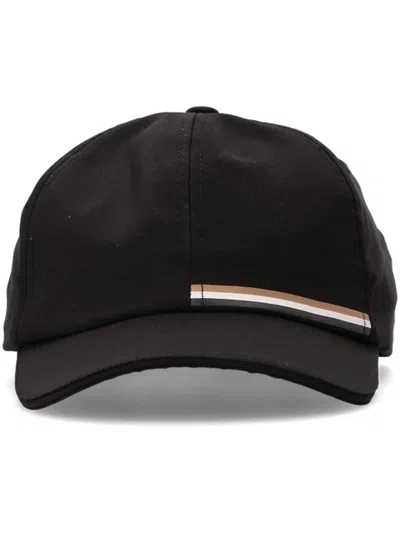 Hugo Boss Logo-print Baseball Cap In Black