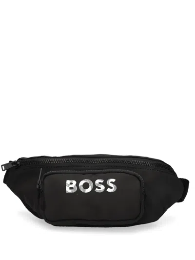 Hugo Boss Logo-print Belt Bag In Black