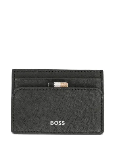 Hugo Boss Logo-print Cardholder In Black