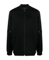 Hugo Boss Logo-print Cotton Jacket In Black