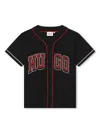 Hugo Boss Logo-print Cotton Shirt In Black
