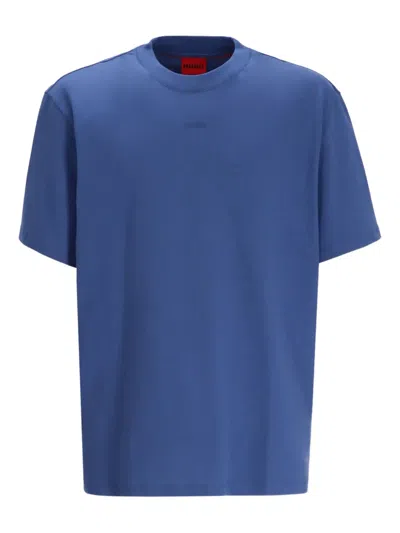 Hugo Boss T-shirt Mit Logo-print In Blue