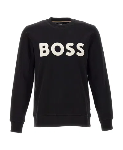 HUGO BOSS LOGO-PRINT COTTON T-SHIRT