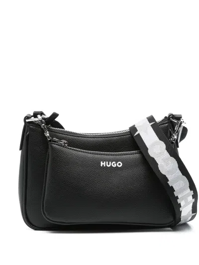 Hugo Boss Logo-print Cross Body Bag In Black
