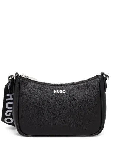 Hugo Boss Logo-print Cross Body Bag In Black