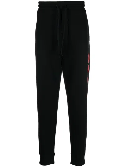 Hugo Boss Logo-print Detail Track Pants In Black
