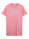 Hugo Boss Logo-print Dress In Pink
