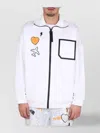 Hugo Boss Logo Print High Collar Sweatshirt With Front Pocket