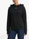 Hugo Boss Logo-print Hoodie In Black