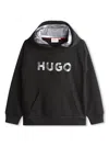 Hugo Boss Logo-print Hoodie In Black