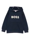 Hugo Boss Sweater Boss Kids Color Navy In Animal Print