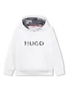 Hugo Boss Hugo Toddler Boy Sweatshirt White Size 6 Cotton, Polyester, Elastane In Weiss