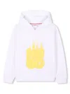 Hugo Boss Logo-print Hoodie In White