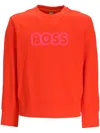 Hugo Boss Sweatshirt Boss Woman Color Orange In Red