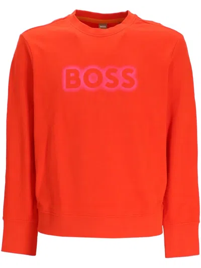 Hugo Boss Sweatshirt Boss Woman Color Orange