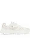 Hugo Boss Logo-print Leather Sneakers In White