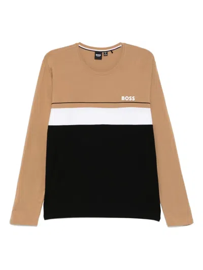 Hugo Boss Logo-print Long-sleeves T-shirt