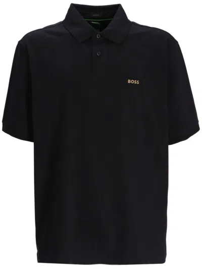 HUGO BOSS LOGO-PRINT POLO SHIRT