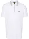 HUGO BOSS LOGO-PRINT POLO SHIRT