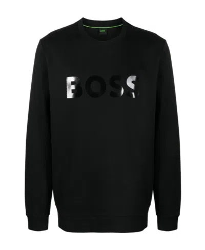 HUGO BOSS BOSS HUGO BOSS MIRROR-EFFECT LOGO SWEATSHIRT