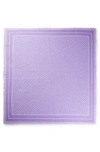 Hugo Boss Logo-print Scarf In Modal And Silk In Light Purple