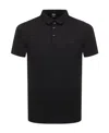 Hugo Boss Blue Palosh 30 Polo Shirt In Black