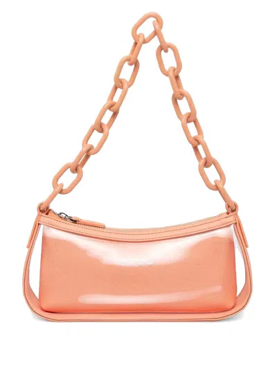 Hugo Boss Logo-print Shoulder Bag In Orange