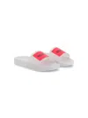 Hugo Boss Logo-print Slides In 白色