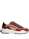 Hugo Boss Logo-print Sneakers In 红色