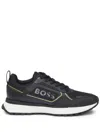 HUGO BOSS LOGO-PRINT SNEAKERS