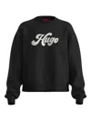 Hugo Boss Logo-print Sweatshirt In Black