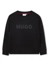 Hugo Boss Logo-print Sweatshirt In Black