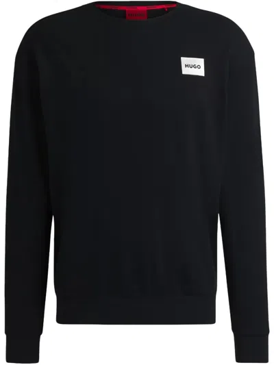 Hugo Boss Logo-print Sweatshirt In Black