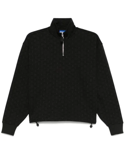 Hugo Boss Logo-print Sweatshirt In Black