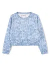 Hugo Boss Sweatshirt Mit Logo-print In Blau