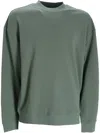 Hugo Boss Sweatshirt Mit Logo-print In Grün