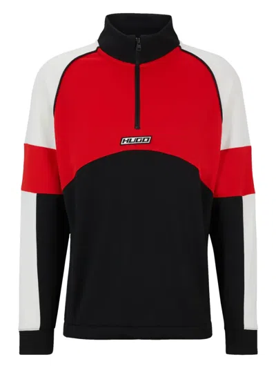 HUGO BOSS LOGO-PRINT SWEATSHIRT