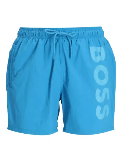 Hugo Boss Logo-print Swim Shorts