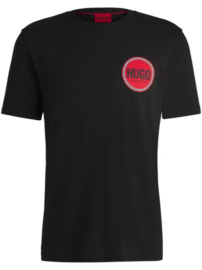 Hugo Boss Hugo Danetchorb Crew Neck T Shirt Black